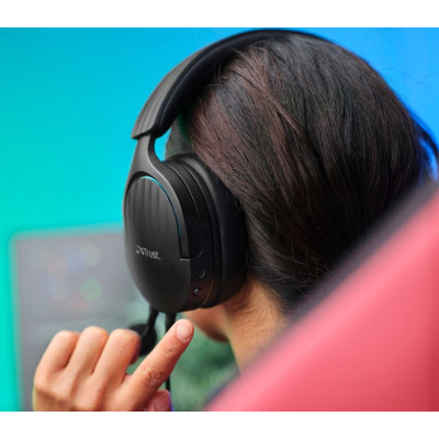 Гарнітура ігрова Trust GXT 490 FAYZO, 7.1, USB-A, 2м, чорний