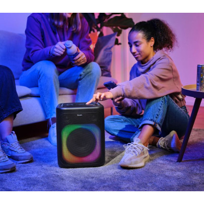 Портативна акустична система Trust Azura 50Вт, 1.0, ВТ 5.2, TWS, MP3, IPX4, RGB, Чорний