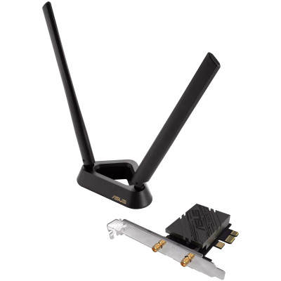 Адаптер WiFi ASUS PCE-BE92BT BE9400, PCI-Express x1, BT5.4