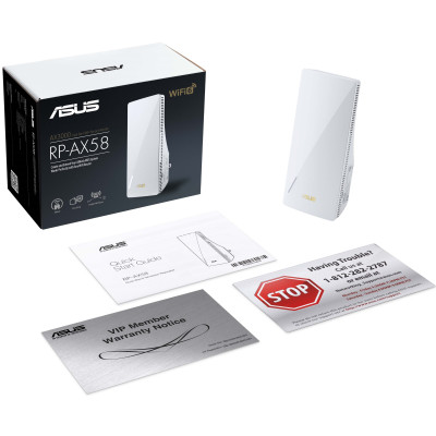 Розширювач покриття WiFi ASUS RP-AX58 AX3000 1xGE LAN, MESH