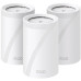 Система WiFi-Mesh TP-LINK Deco BE65 BE11000, 4x2.5GE LAN/WAN, 1xUSB 3.0, 3 мод