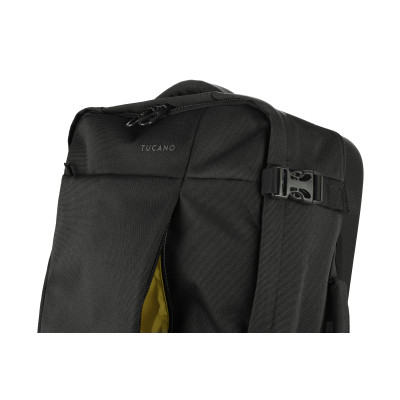 Сумка дорожня на 2-х колесах, Tucano Tugo S Trolley, 34л, поліестер, чорна Сумка дорожня на 2-х колесах, Tucano Tugo S Trolley, 34л, поліестер, чорна