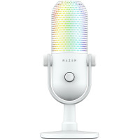 Мікрофон геймінговий Razer Seiren V3 Chroma, Uni, RGB, USB-A, 2м, білий Мікрофон геймінговий Razer Seiren V3 Chroma, Uni, RGB, USB-A, 2м, білий