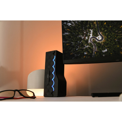Акустична система 2E PCS232 RGB, Soundbar, 2.0, USB, Black