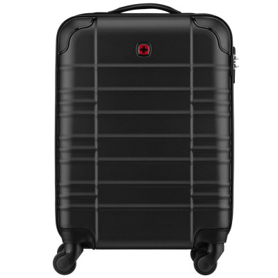 Валіза Wenger, Amplar, мала, пластик, 4 колеса, чорна