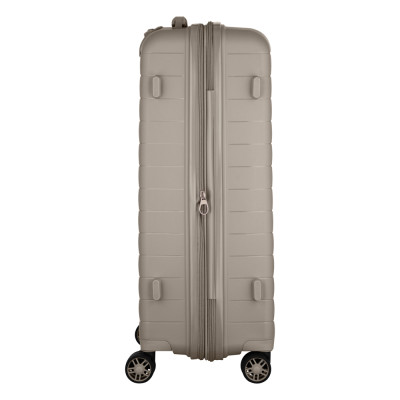 Валіза 2E, Aero, поліпропілен, середня, 63/78 л, TSA, 4 колеса, EXP, сіро-коричневий Валіза 2E, Aero, поліпропілен, середня, 63/78 л, TSA, 4 колеса, EXP, сіро-коричневий