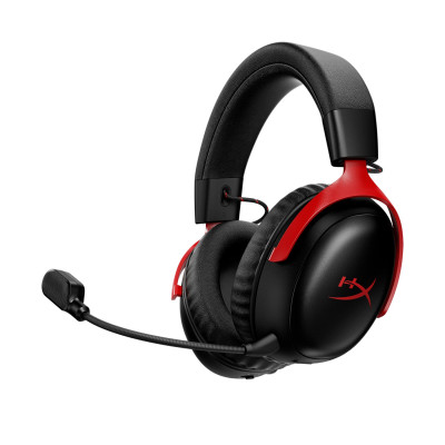 Гарнітура ігрова HyperX Cloud III S, WL/USB-A/USB-C, чорно-червоний Гарнітура ігрова HyperX Cloud III S, WL/USB-A/USB-C, чорно-червоний