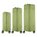 Набір валіз 2E, Aero, поліпропілен, (L+M+S), TSA, 4 колеса, EXP, оливково-зелений Набір валіз 2E, Aero, поліпропілен, (L+M+S), TSA, 4 колеса, EXP, оливково-зелений