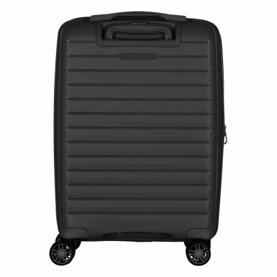 Валіза 2E, Aero, поліпропілен, мала, 35/44 л, TSA, 4 колеса, EXP, чорна Валіза 2E, Aero, поліпропілен, мала, 35/44 л, TSA, 4 колеса, EXP, чорна