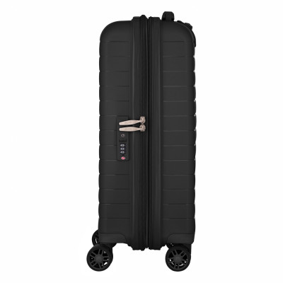 Валіза 2E, Aero, поліпропілен, мала, 35/44 л, TSA, 4 колеса, EXP, чорна Валіза 2E, Aero, поліпропілен, мала, 35/44 л, TSA, 4 колеса, EXP, чорна