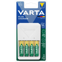 Зарядний пристрій Varta Plug Charger 4хNI MH AA2100 мА•год Зарядний пристрій Varta Plug Charger 4хNI MH AA2100 мА•год