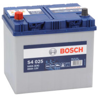 Акумулятор Bosch S4 12В 60А·год 540А L+ (0 092 S40 250)