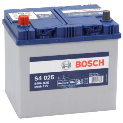 Акумулятор Bosch S4 12В 60А·год 540А L+ (0 092 S40 250)