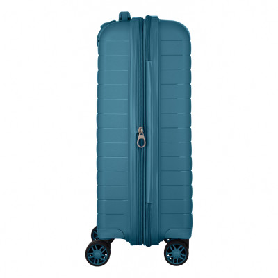 Валіза 2E, Aero, поліпропілен, мала, 35/44 л, TSA, 4 колеса, EXP, синій