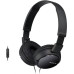Навушники On-ear Sony MDR-ZX110AP 3.5 mini-jack, Mic, Чорний