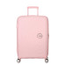 Валіза American Tourister, Soundbox, поліпропілен, середня, 67см, 71.5/81л, TSA, 4 колеса, EXP, пастельно-рожевий Валіза American Tourister, Soundbox, поліпропілен, середня, 67см, 71.5/81л, TSA, 4 колеса, EXP, пастельно-рожевий