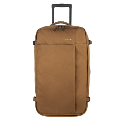Сумка дорожня на 2-х колесах, Tucano Tugo M Trolley, 45л, поліестер, коричнева