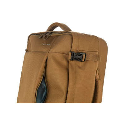 Сумка дорожня на 2-х колесах, Tucano Tugo S Trolley, 34л, поліестер, коричнева