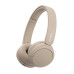 Навушники On-ear Sony WH-CH520 BT 5.2, SBC, AAC, Wireless, Mic, Бежевий