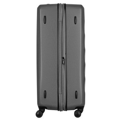 Валіза Wenger, Motion, полікарбонат, гігант, 81см, 135/157л, TSA, 4 колеса, сірий Валіза Wenger, Motion, полікарбонат, гігант, 81см, 135/157л, TSA, 4 колеса, сірий