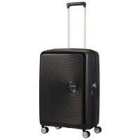 Валіза American Tourister, Soundbox, поліпропілен, середня, 67см, 71.5/81л, TSA, 4 колеса, EXP, чорний Валіза American Tourister, Soundbox, поліпропілен, середня, 67см, 71.5/81л, TSA, 4 колеса, EXP, чорний