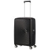 Валіза American Tourister, Soundbox, поліпропілен, середня, 67см, 71.5/81л, TSA, 4 колеса, EXP, чорний