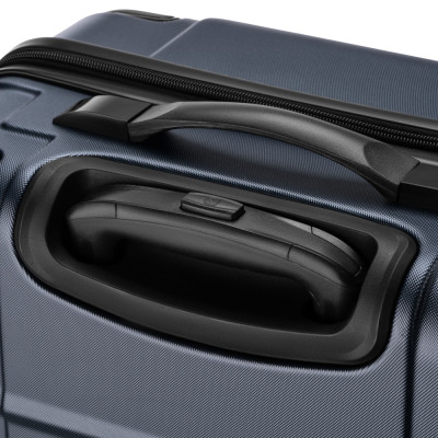 Валіза Wenger, Amplar, велика, пластик, 4 колеса, синя