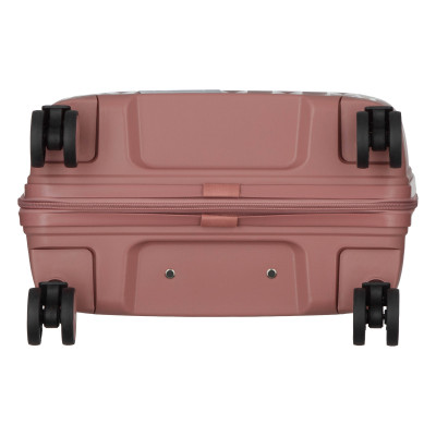 Набір валіз 2E, M7979, поліпропілен, (L+M+S), блискавка anti theft, 4 колеса, кодовий замок, рожево-золотий Набір валіз 2E, M7979, поліпропілен, (L+M+S), блискавка anti theft, 4 колеса, кодовий замок, рожево-золотий