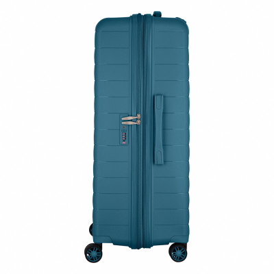 Валіза 2E, Aero, поліпропілен, велика, 99/119 л, TSA, 4 колеса, EXP, синій