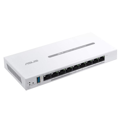 Маршрутизатор ASUS ExpertWiFi EBG19P 8xGE LAN (8xPoE), 1xGE WAN, 1xUSB 3.2, 123W, BT Маршрутизатор ASUS ExpertWiFi EBG19P 8xGE LAN (8xPoE), 1xGE WAN, 1xUSB 3.2, 123W, BT