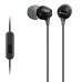 Навушники In-ear Sony MDR-EX15AP 3.5 mini-jack, Mic, Чорний