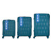 Набор чемоданов 2E, M7979, полипропилен, (L+M+S), молния anti theft, 4 колеса, кодовый замок, голубой Набор чемоданов 2E, M7979, полипропилен, (L+M+S), молния anti theft, 4 колеса, кодовый замок, голубой