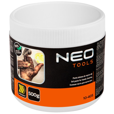 Гель-паста для миття рук Neo Tools, 500г, абразивна, нейтральний рН, жовтий колір