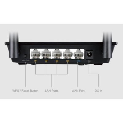 Маршрутизатор ASUS RT-N12E/C1 N300, 1xFE WAN, 4xFE LAN