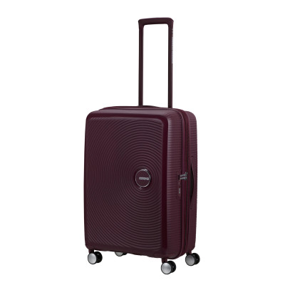 Валіза American Tourister, Soundbox, поліпропілен, середня, 67см, 71.5/81л, TSA, 4 колеса, EXP, бордовий Валіза American Tourister, Soundbox, поліпропілен, середня, 67см, 71.5/81л, TSA, 4 колеса, EXP, бордовий