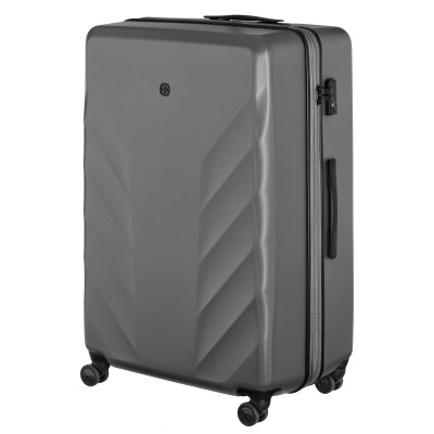 Валіза Wenger, Motion, полікарбонат, гігант, 81см, 135/157л, TSA, 4 колеса, сірий Валіза Wenger, Motion, полікарбонат, гігант, 81см, 135/157л, TSA, 4 колеса, сірий