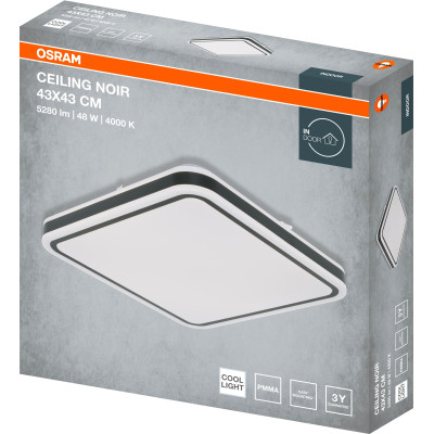 Світильник накладний OSRAM CEILING NOIR 430мм Square 48Вт 4000K