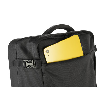 Сумка дорожня на 2-х колесах, Tucano Tugo S Trolley, 34л, поліестер, чорна Сумка дорожня на 2-х колесах, Tucano Tugo S Trolley, 34л, поліестер, чорна