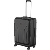 Валіза Wenger Amplix Hardside Medium, середня, полікарбонат, TSA, 4 колеса, розширення, чорний