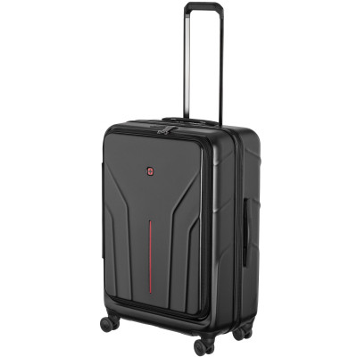 Валіза Wenger Amplix Hardside Medium, середня, полікарбонат, TSA, 4 колеса, розширення, чорний Валіза Wenger Amplix Hardside Medium, середня, полікарбонат, TSA, 4 колеса, розширення, чорний
