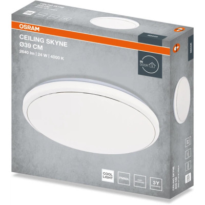 Світильник накладний OSRAM CEILING SKYNE 380мм Round 24Вт 4000K