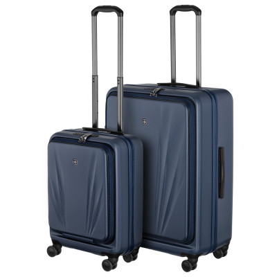 Набір валіз Wenger Skyon Hardside, полікарбонат, (S+L), TSA, 4 колеса, розширення, темно-синій Набір валіз Wenger Skyon Hardside, полікарбонат, (S+L), TSA, 4 колеса, розширення, темно-синій