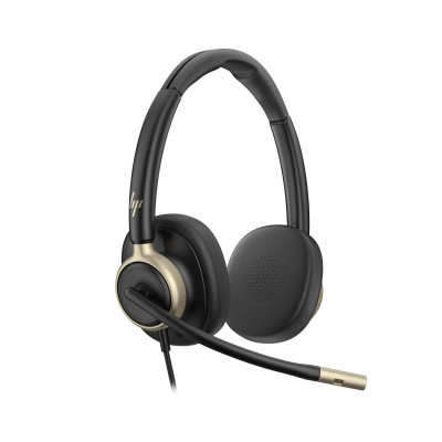 Гарнітура комп'ютерна стерео On-ear HP Poly Mission 825, USB-A, USB-C, 4 x Uni-mic, ANC, Beamforming, AI noise cancelling, Teams, Zoom, Google Meet, чорний Гарнітура комп'ютерна стерео On-ear HP Poly Mission 825, USB-A, USB-C, 4 x Uni-mic, ANC, Beamforming, AI noise cancelling, Teams, Zoom, Google Meet, чорний