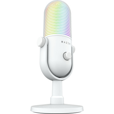Мікрофон геймінговий Razer Seiren V3 Chroma, Uni, RGB, USB-A, 2м, білий Мікрофон геймінговий Razer Seiren V3 Chroma, Uni, RGB, USB-A, 2м, білий