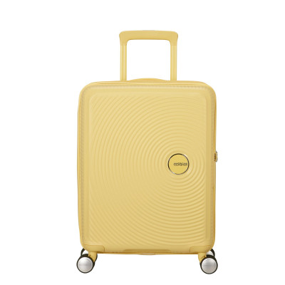 Валіза American Tourister, Soundbox, поліпропілен, мала, 55см, 35.5/41л, TSA, 4 колеса, EXP, пастельно-жовтий Валіза American Tourister, Soundbox, поліпропілен, мала, 55см, 35.5/41л, TSA, 4 колеса, EXP, пастельно-жовтий
