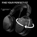 Гарнітура ігрова HyperX Cloud Stinger 3, WL/BT/USB-A/USB-C, 0.5м, чорний