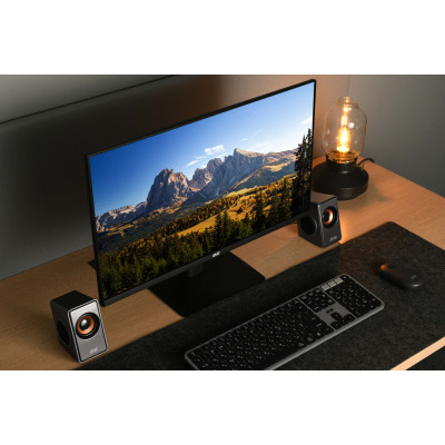 Акустична система 2E PCS204, 2.0, USB, Silver
