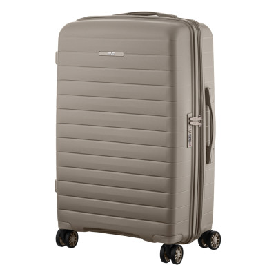 Набір валіз 2E, Aero, поліпропілен, (M+S), TSA, 4 колеса, EXP, сіро-коричневий Набір валіз 2E, Aero, поліпропілен, (M+S), TSA, 4 колеса, EXP, сіро-коричневий