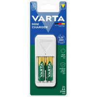 Зарядний пристрій Varta Mini Charger 2хNI MH AA2100 мА•год Зарядний пристрій Varta Mini Charger 2хNI MH AA2100 мА•год