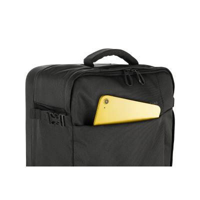 Сумка дорожня на 2-х колесах, Tucano Tugo M Trolley, 45л, поліестер, чорна